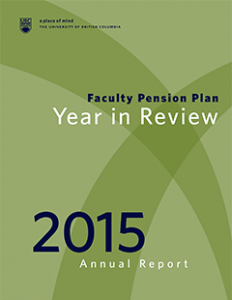 UBC Faculty Pension Plan 2015 Annual Report Now Available