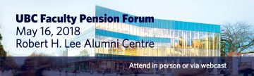 Pension Forum May 16, 2018